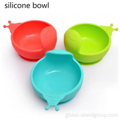 China Baby Food Grade Silicone Bowl Factory